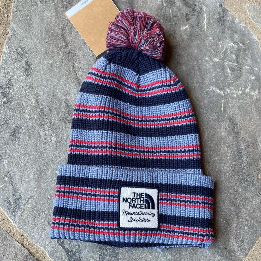 The North Face striped ribbed